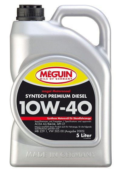 Meguin Syntech Premium Diesel 10W-40. 5пї