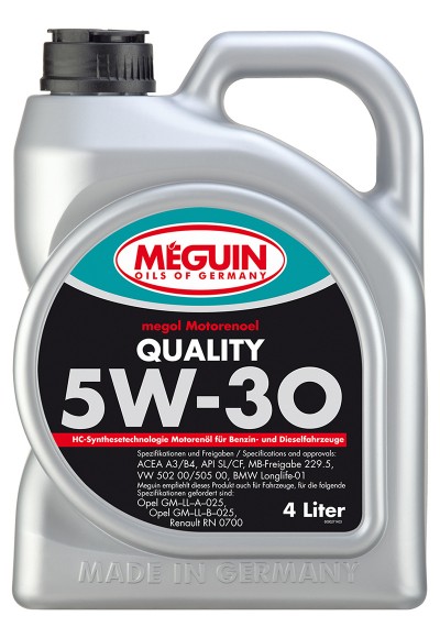 Meguin Quality 5W-30. 4пї