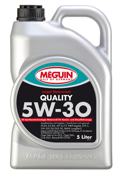 Meguin Quality 5W-30. 5л.