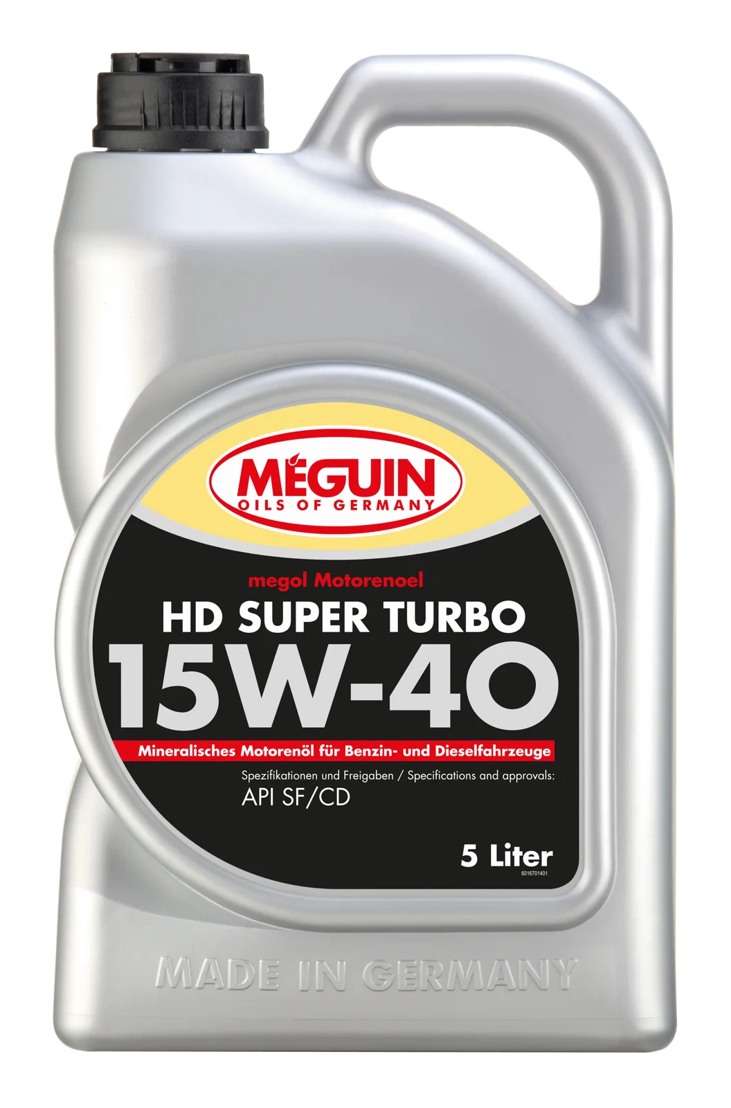 Моторна олива MEGUIN megol HD Super Turbo 15W-40, 5 л