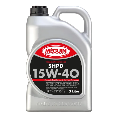 Моторна олива MEGUIN megol SHPD 15W-40, 5 л