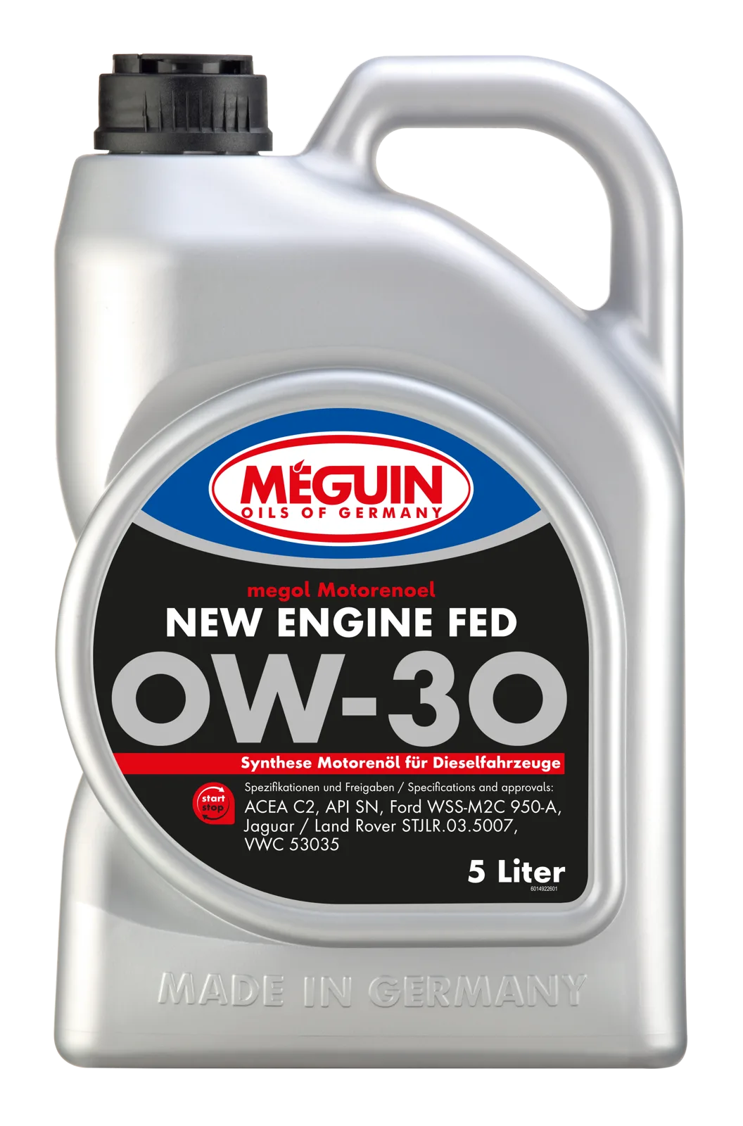 Моторна олива MEGUIN megol New Engine FED 0W-30, 5 л