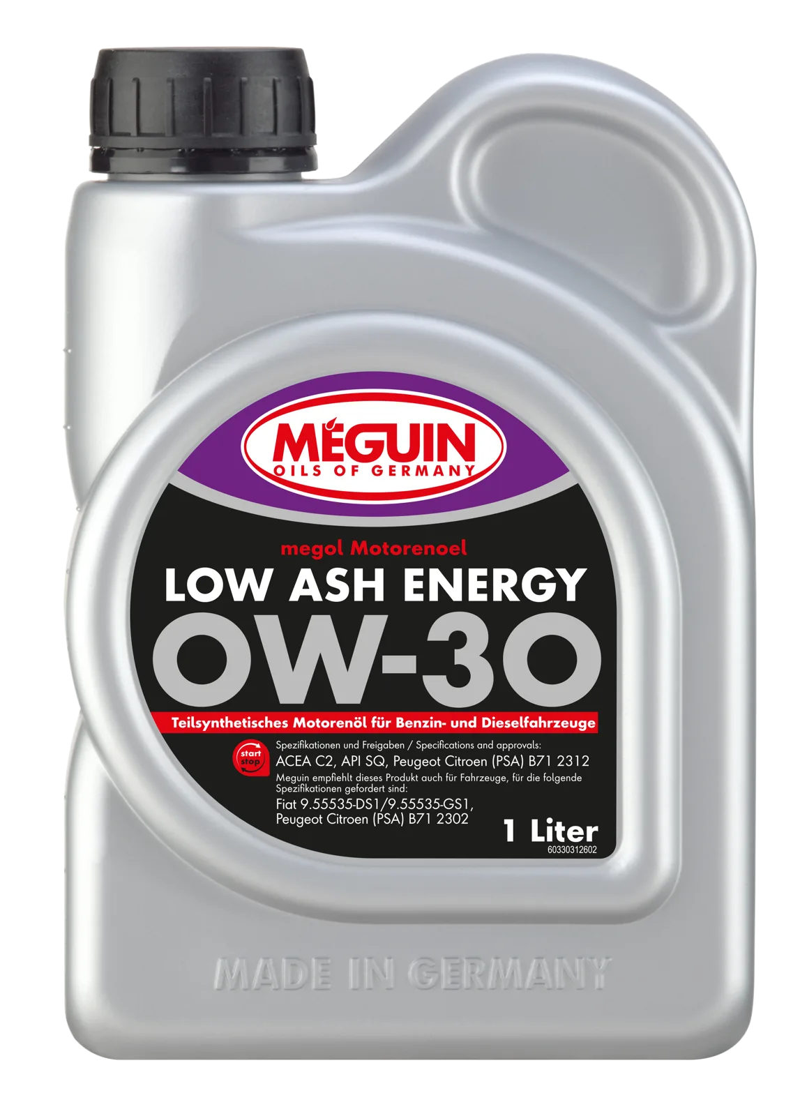 Моторна олива MEGUIN megol Low Ash Energy 0W-30, 1 л