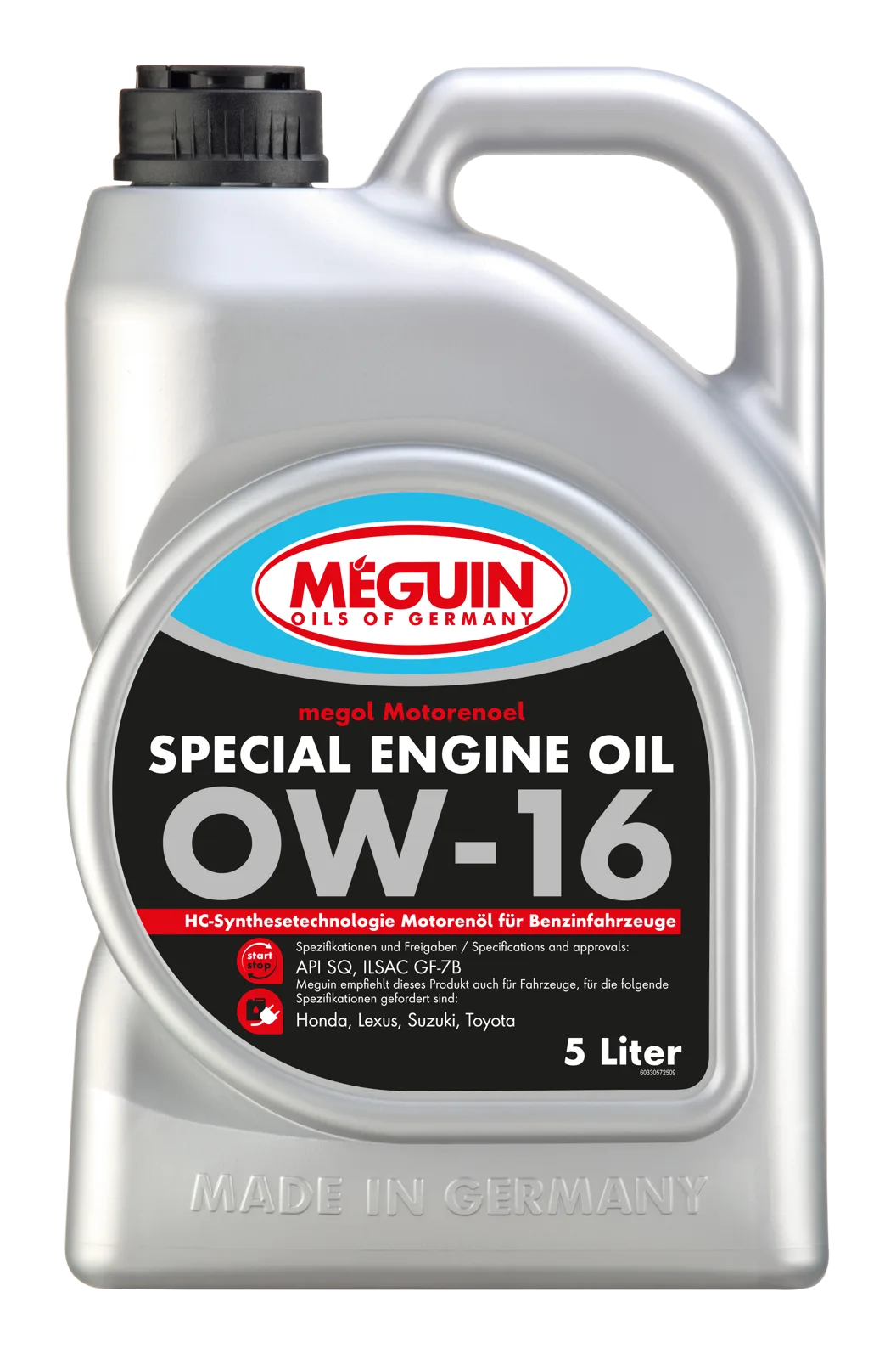 Моторна олива MEGUIN megol Special Engine Oil 0W-16, 5 л