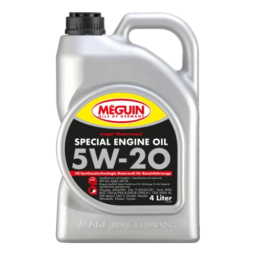 Моторна олива MEGUIN megol Special Engine Oil 5W-20, 4 л