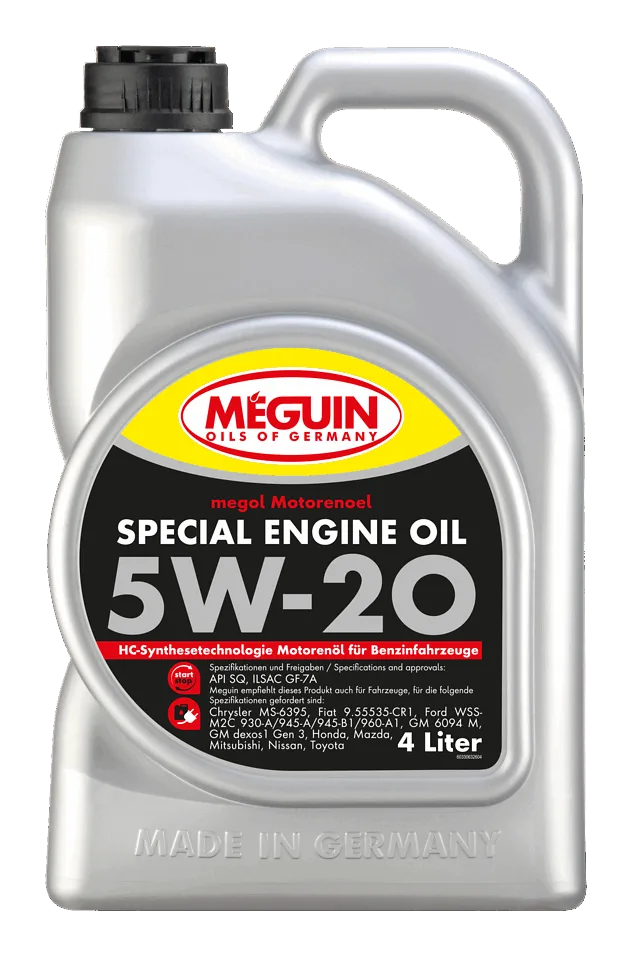 Моторна олива MEGUIN megol Special Engine Oil 5W-20, 4 л
