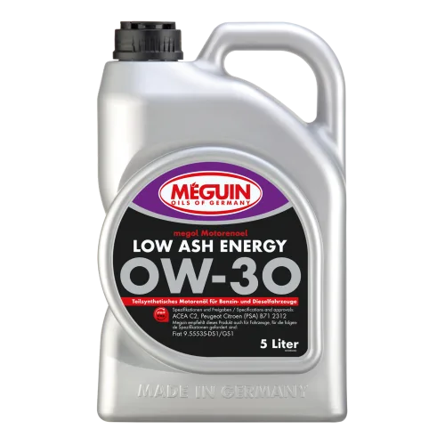 Моторна олива MEGUIN megol Low Ash Energy 0W-30, 5 л