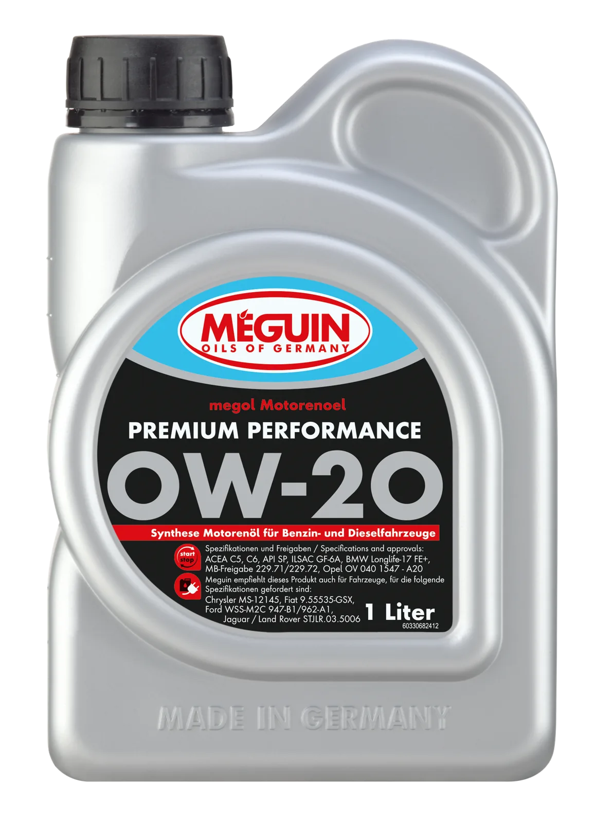 Моторна олива MEGUIN megol Premium Performance 0W-20, 1 л