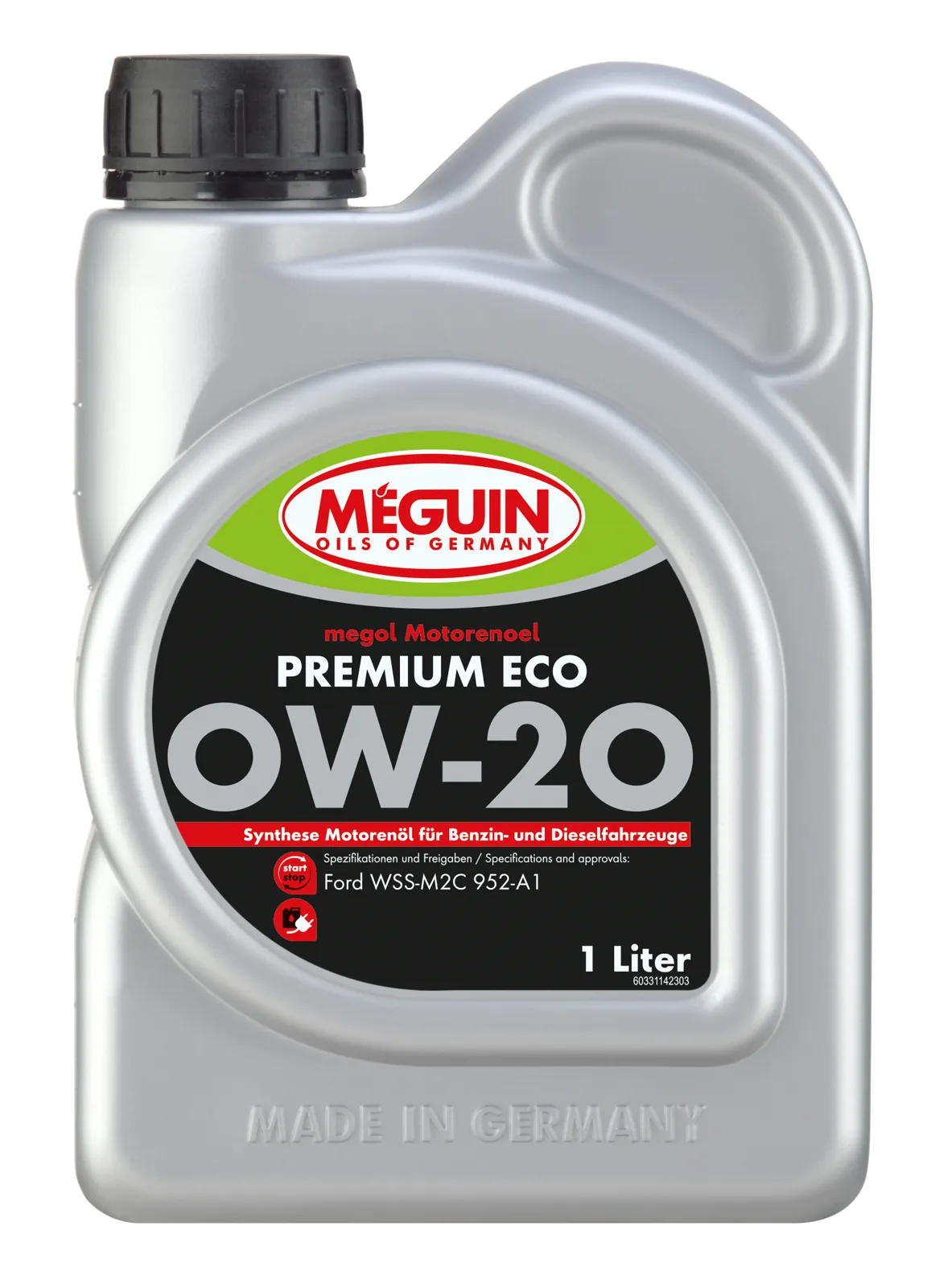 Моторна олива MEGUIN megol Premium ECO 0W-20, 1 л