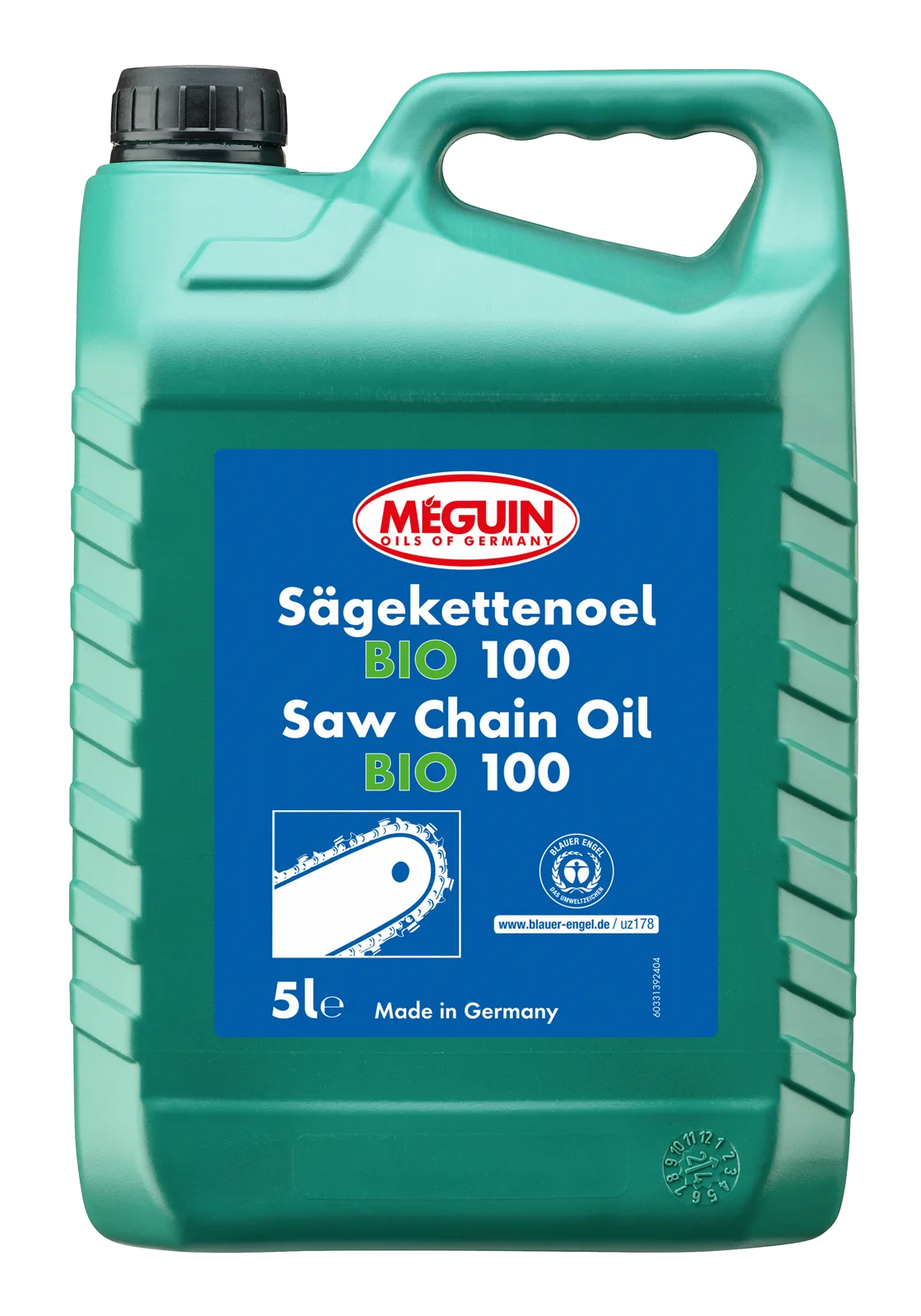 Олива для ланцюгів пил MEGUIN Sägekettenoel BIO 100, 5 л