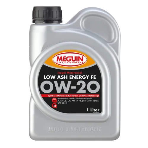 Моторна олива MEGUIN megol Low Ash Energy FE 0W-20, 1 л