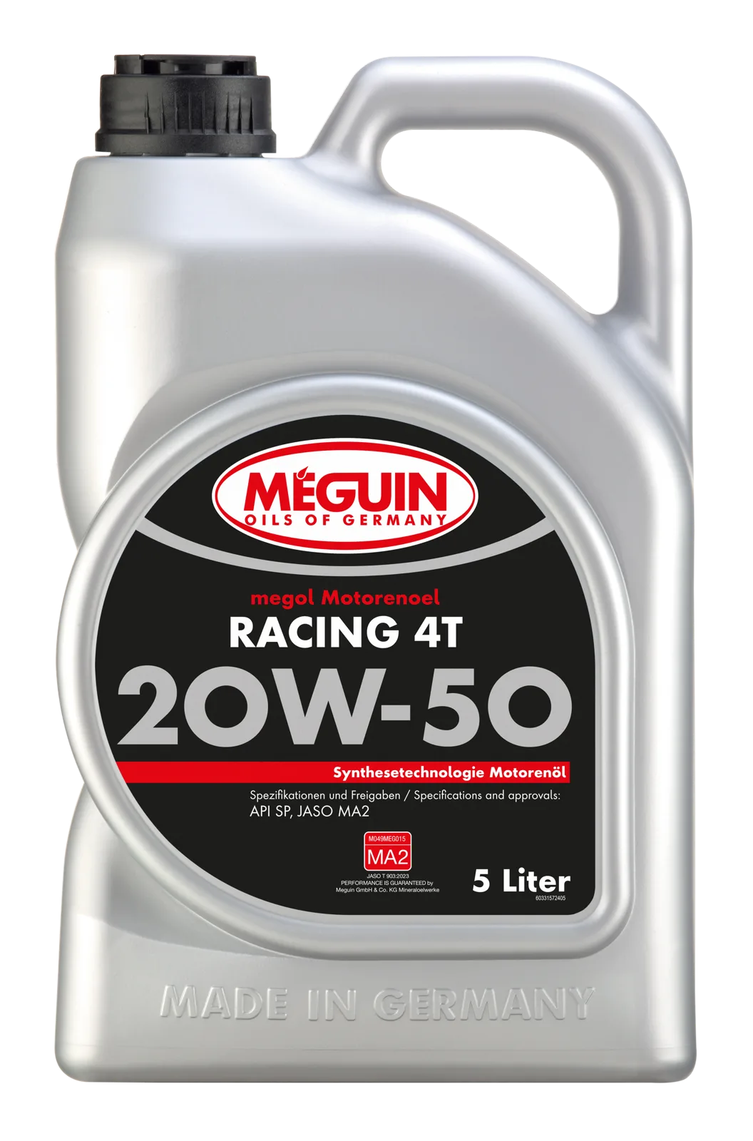 Моторна олива MEGUIN megol Racing 4T 20W-50, 5 л