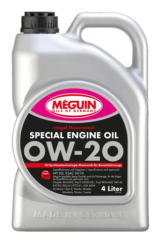 Моторна олива MEGUIN megol Special Engine Oil 0W-20, 4 л