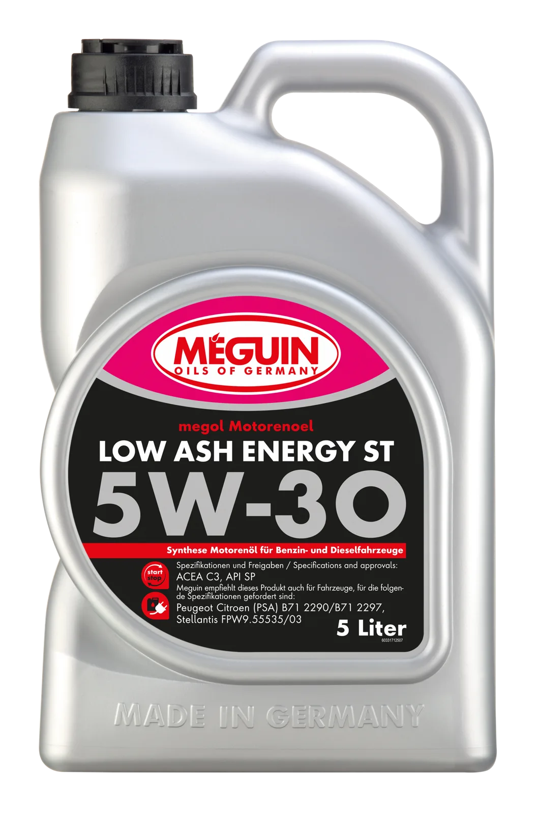 Моторна олива MEGUIN megol Low Ash Energy ST 5W-30, 5 л