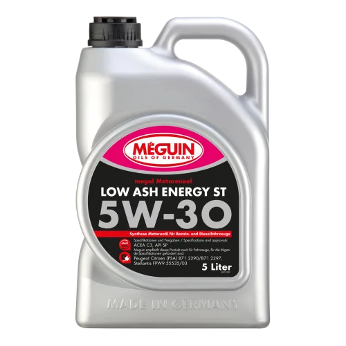 Моторна олива MEGUIN megol Low Ash Energy ST 5W-30, 5 л