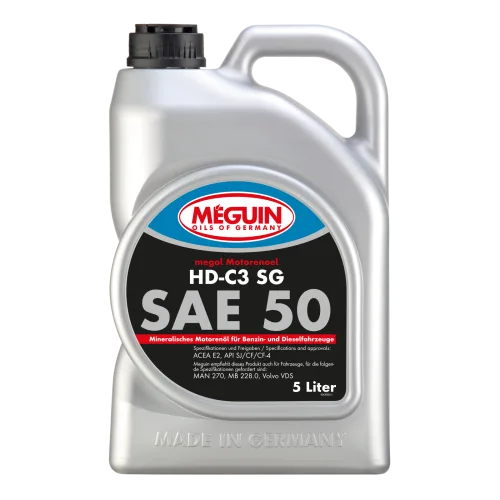 Моторна олива MEGUIN megol HD-C3 (single-grade) 50, 5 л