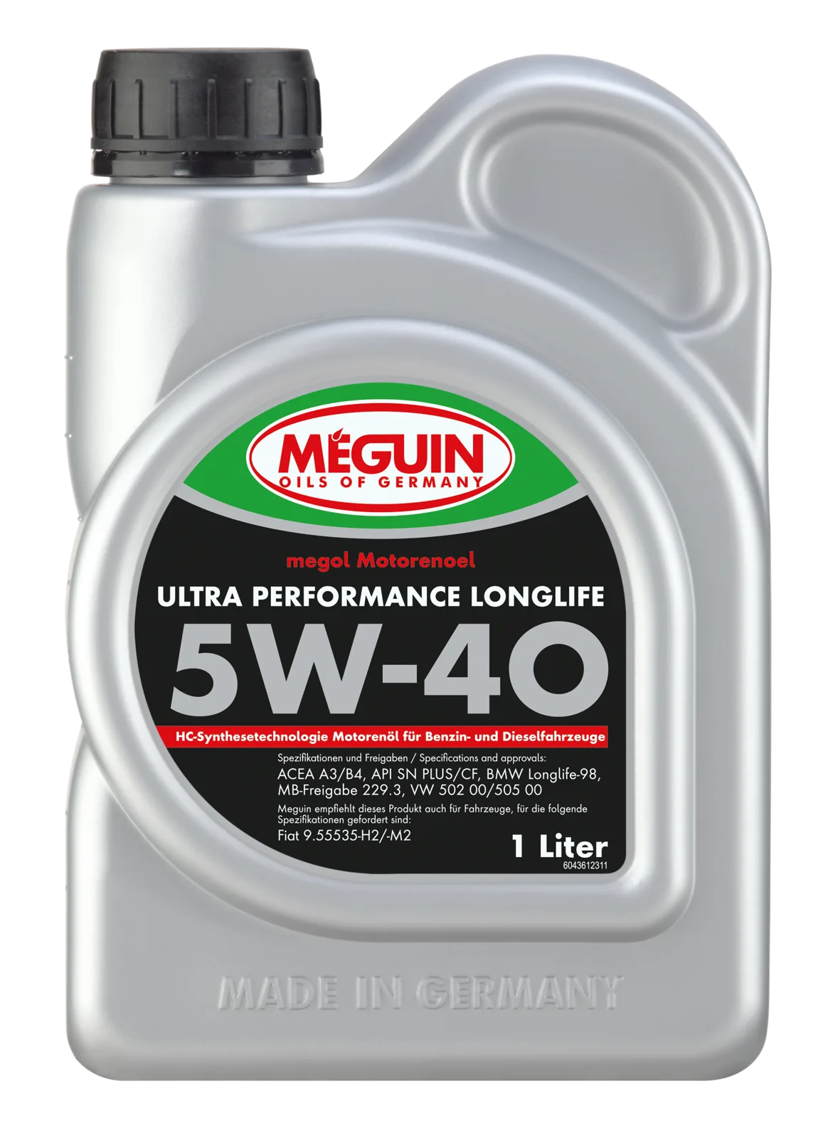 Моторна олива MEGUIN megol Ultra Performance Longlife 5W-40, 1 л