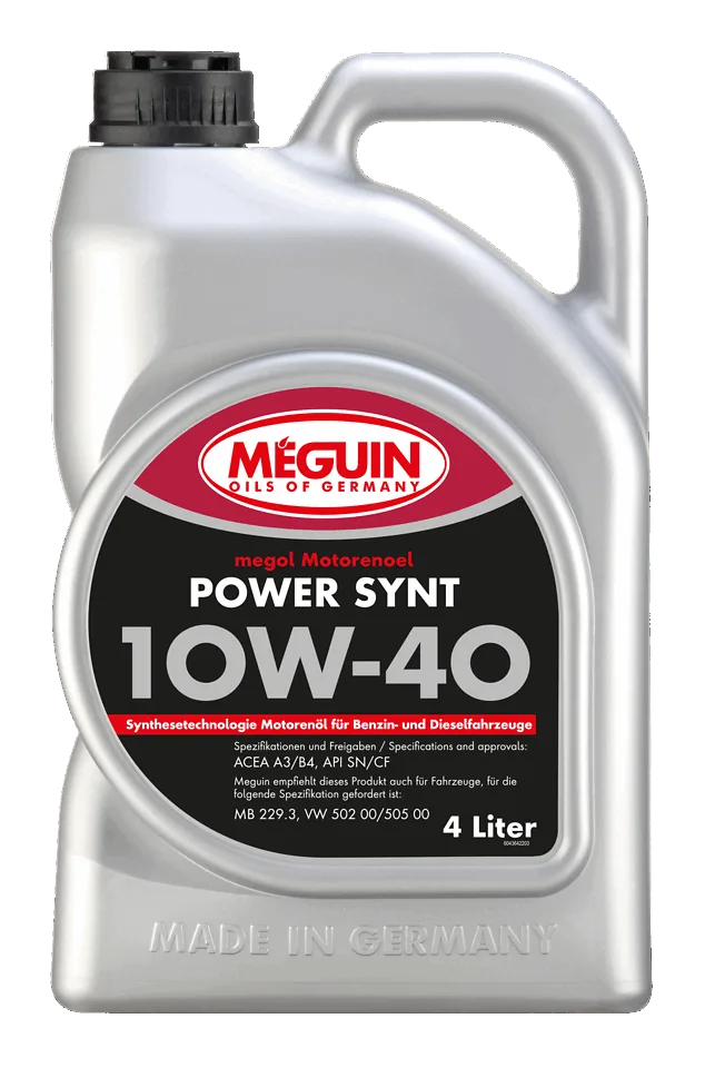 Моторна олива MEGUIN megol Power Synt 10W-40, 4 л