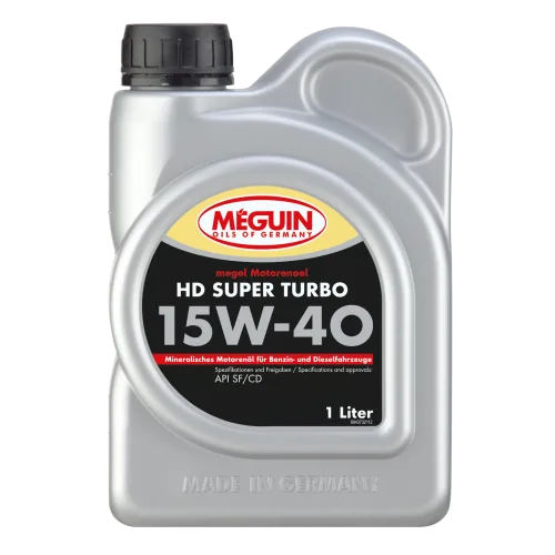 Моторна олива MEGUIN megol HD Super Turbo 15W-40, 1 л