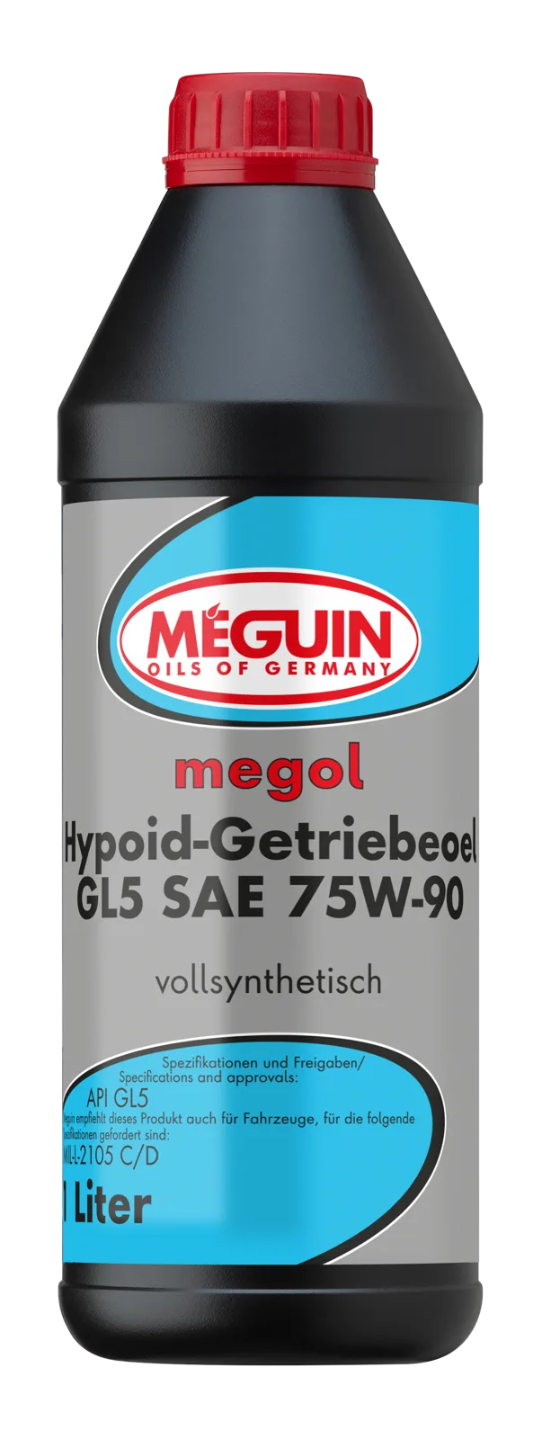 Трансмісійна олива MEGUIN megol Hypoid GL 5 75W-90 (vollsynth.), 1 л