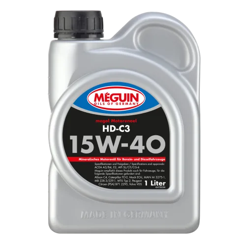 Моторна олива MEGUIN megol HD-C3 15W-40, 1 л