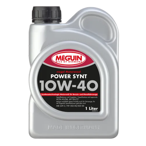 Моторное масло MEGUIN megol Power Synt 10W-40, 1 л