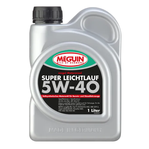 Моторна олива MEGUIN megol Super Leichtlauf 5W-40 (vollsynth.), 1 л