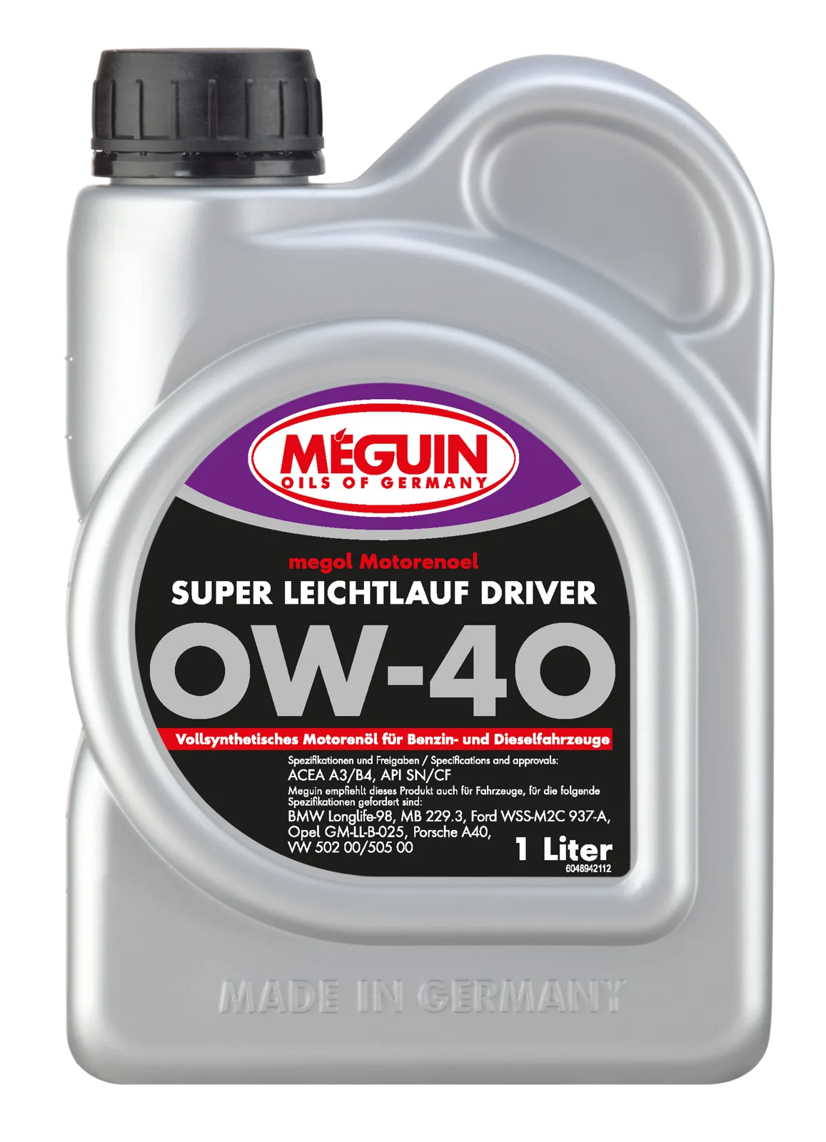 Моторна олива MEGUIN megol Super Leichtlauf DRIVER 0W-40, 1 л