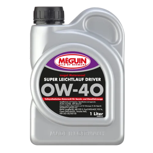 Моторна олива MEGUIN megol Super Leichtlauf DRIVER 0W-40, 1 л