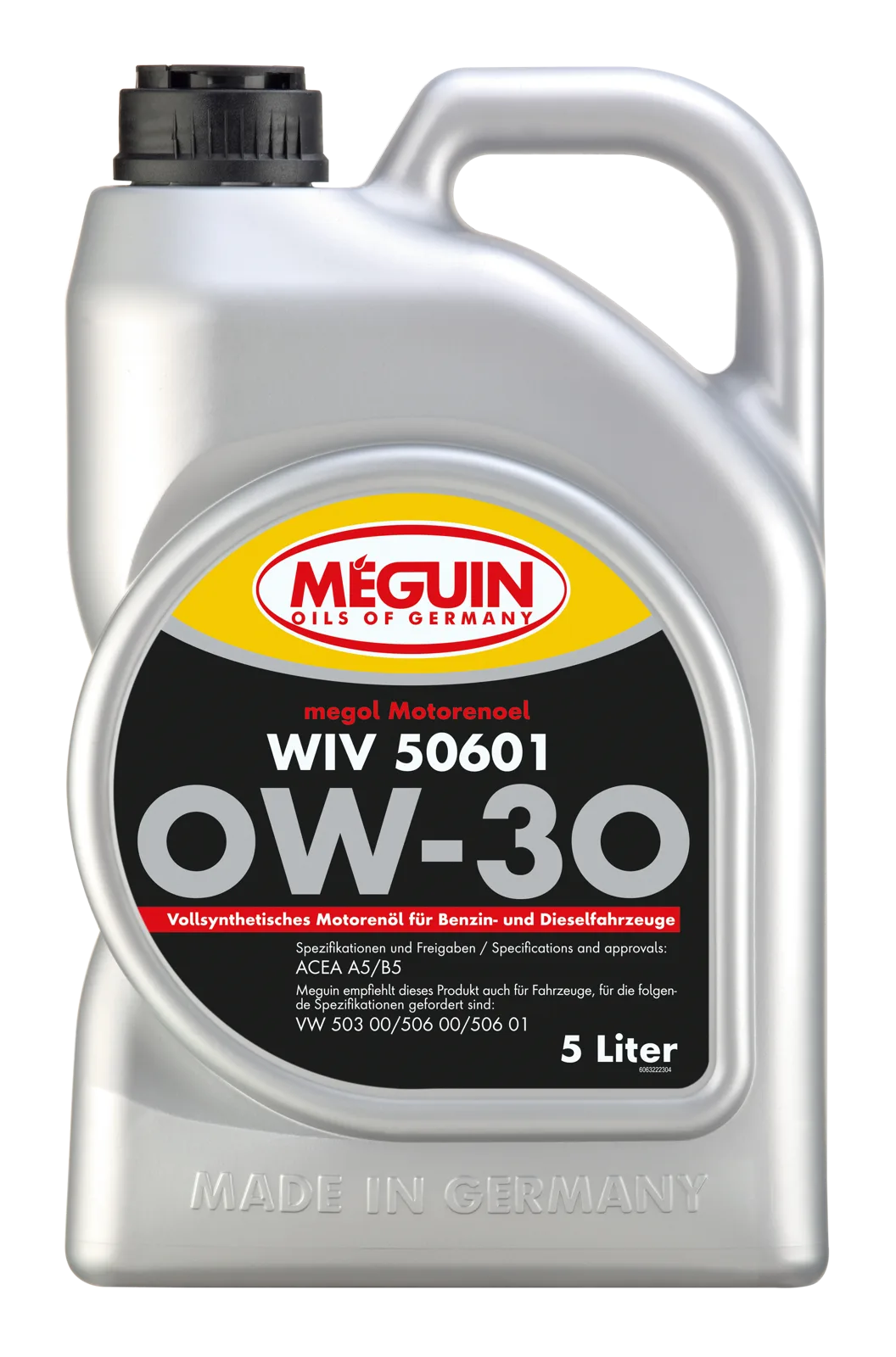 Моторна олива MEGUIN megol WIV 50601 0W-30 (vollsynth.), 5 л