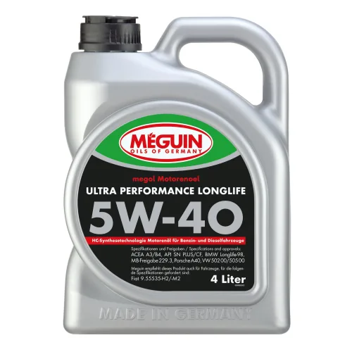 Моторна олива MEGUIN megol Ultra Performance Longlife 5W-40, 4 л