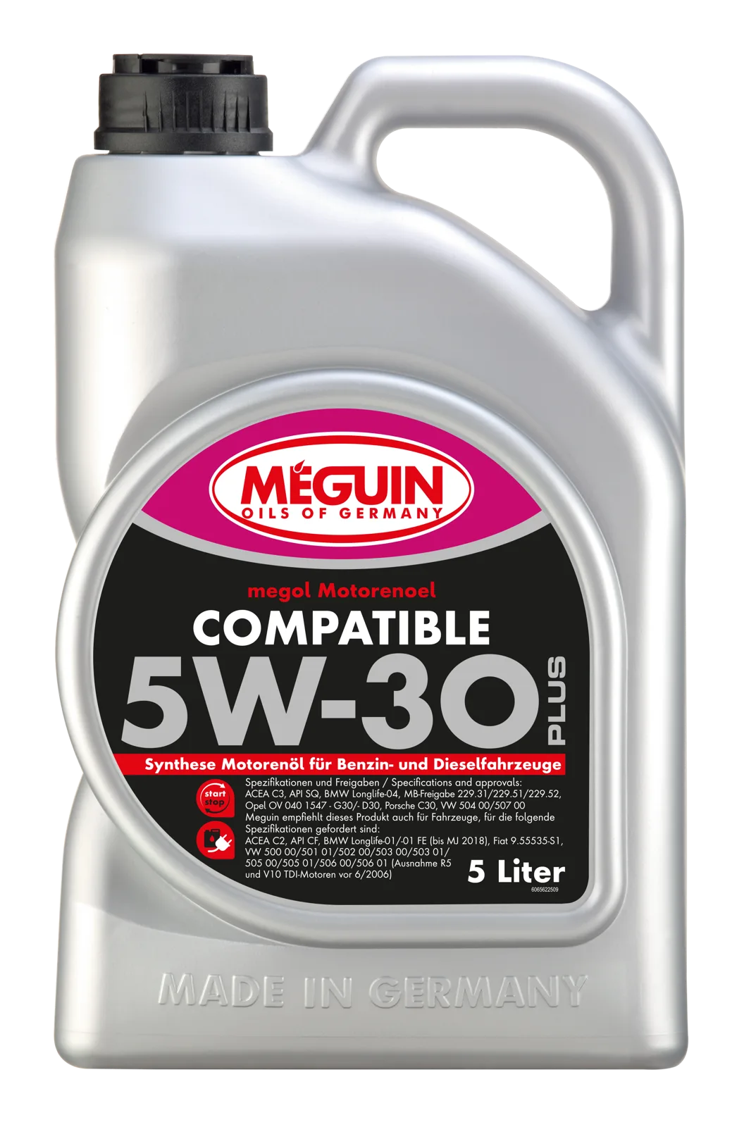 Моторное масло MEGUIN megol Compatible 5W-30 Plus, 5 л