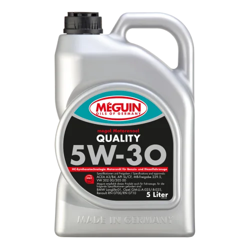 Моторное масло MEGUIN megol Quality 5W-30, 5 л
