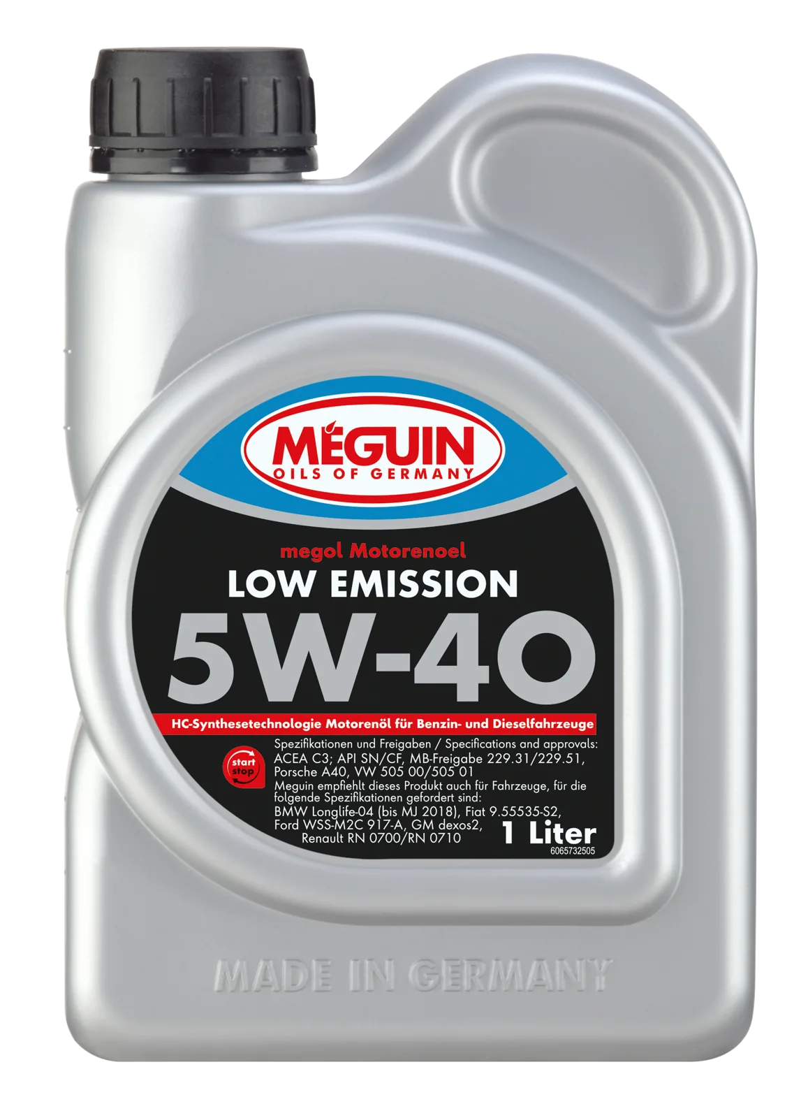 Моторна олива MEGUIN megol Low Emission 5W-40, 1 л