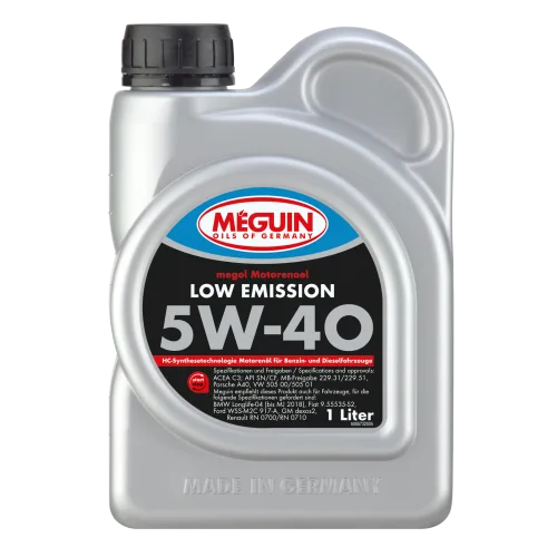 Моторное масло MEGUIN megol Low Emission 5W-40, 1 л