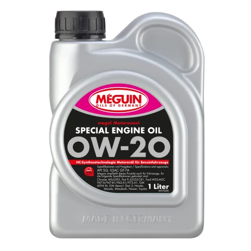 Моторное масло MEGUIN megol Special Engine Oil 0W-20, 1 л
