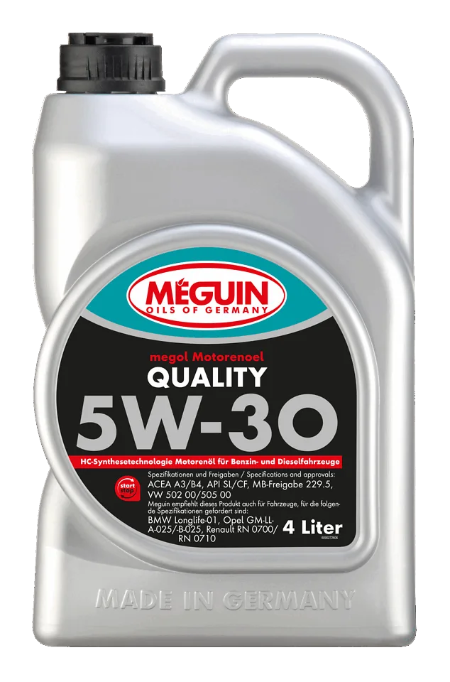 Моторна олива MEGUIN megol Quality 5W-30, 4 л