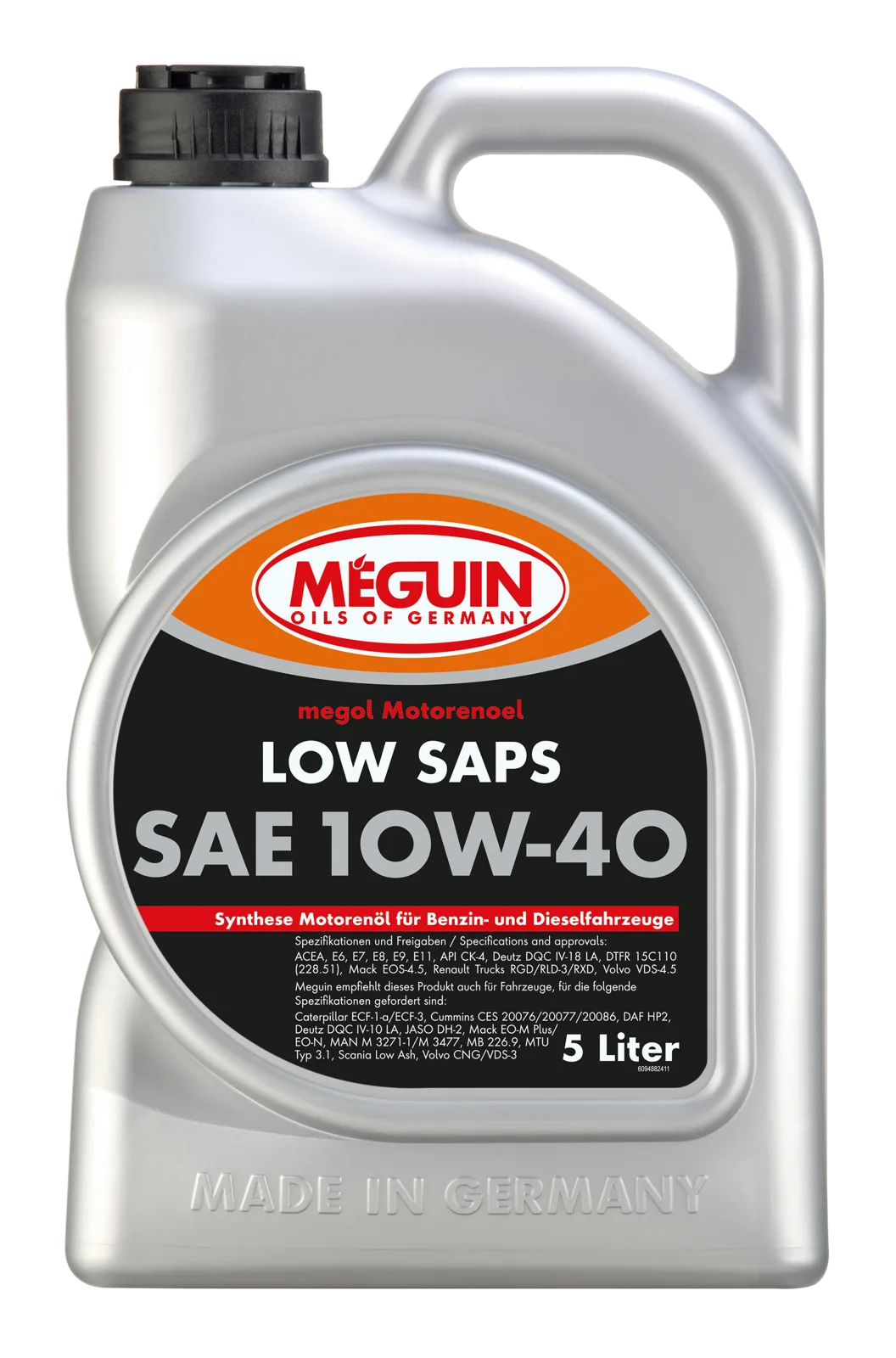 Моторна олива MEGUIN megol Low SAPS 10W-40, 5 л