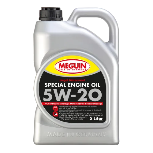 Моторное масло MEGUIN megol Special Engine Oil 5W-20, 5 л